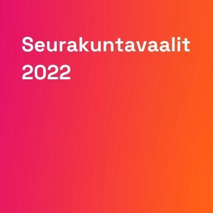 Seurakuntavaalit 2022 -ilmoitus