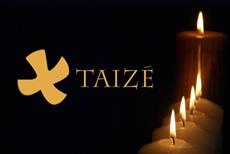 Taizé-jumalanpalvelus Kynttilät ja Taizé-teksti